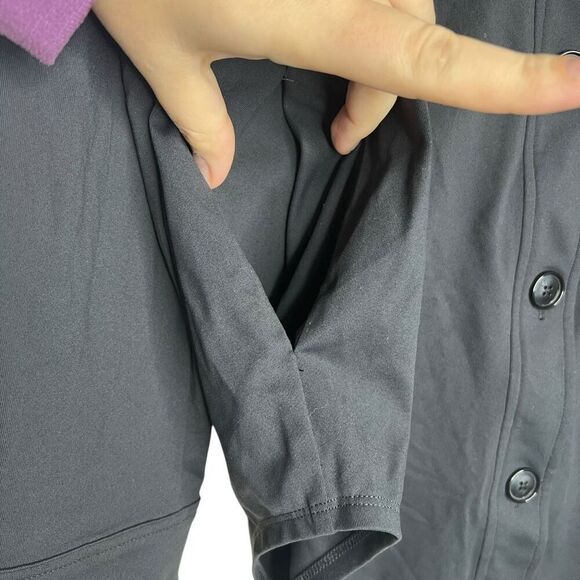 NEW Susana Monaco Onyx Knit Shirt Pocket Jack Shacket Small - Picture 9 of 12